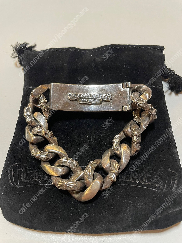 크롬하츠 플로랄 ID 팬시 팔찌 11링크 이미지