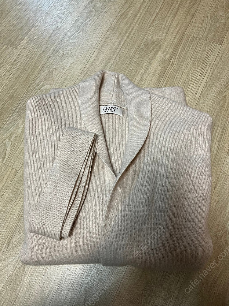 유메르 숄벨트 니트자켓 (시그니처 상품, 상태 좋아요) 이미지
