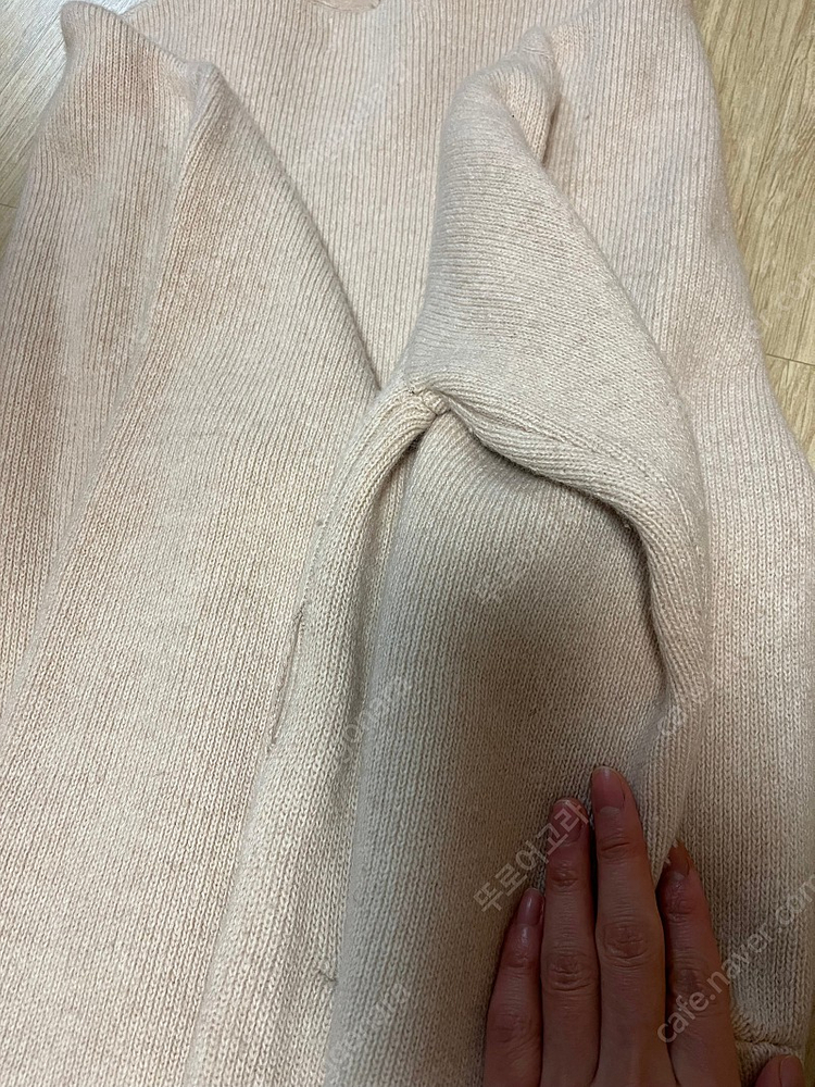 유메르 숄벨트 니트자켓 (시그니처 상품, 상태 좋아요) 이미지