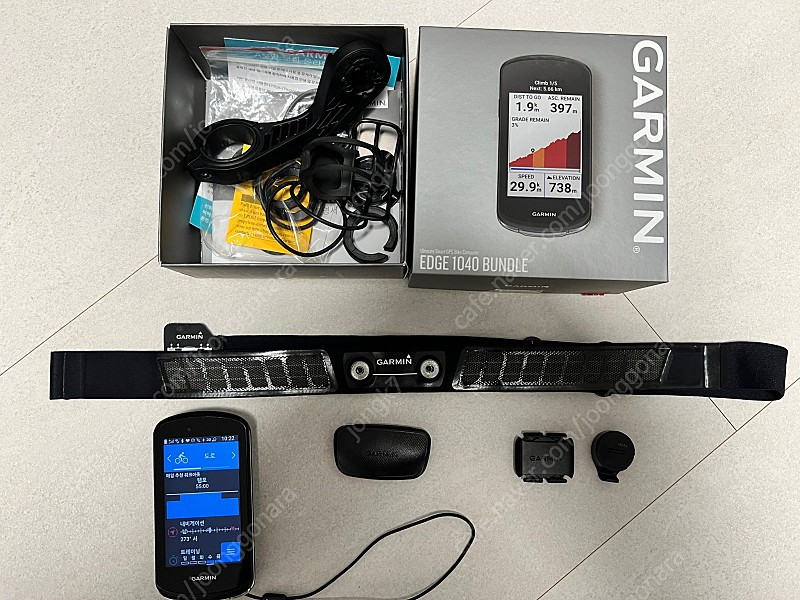 가민 엣지 1040 번들팩(와츠맵 정품) 팝니다 이미지