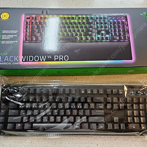 레이저코리아 블랙위도우 V4 프로 리니어 한글 키보드 (Razer BlackWidow V4 Pro Linear KR)