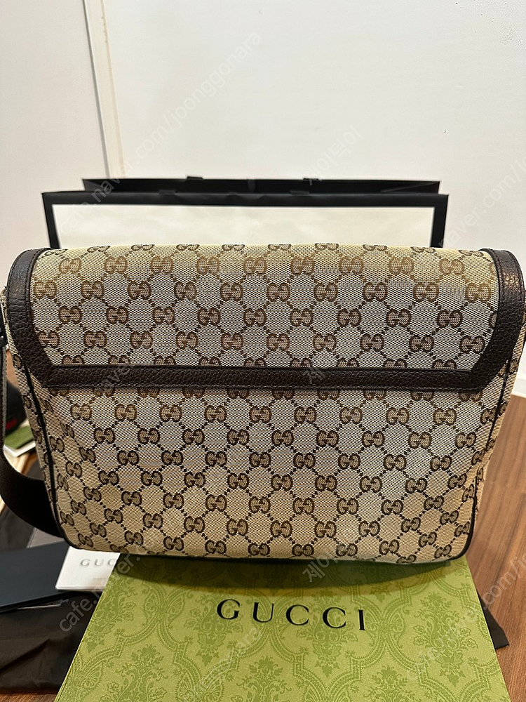 상태 A급 구찌 수프림 캔버스 메신저백 크로스백 L사이즈 팝니다 (개인) 이미지