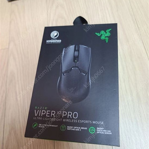 바이퍼 Viper V2 Pro 무선 마우스 풀박 개봉 미사용 새제품 팝니다.