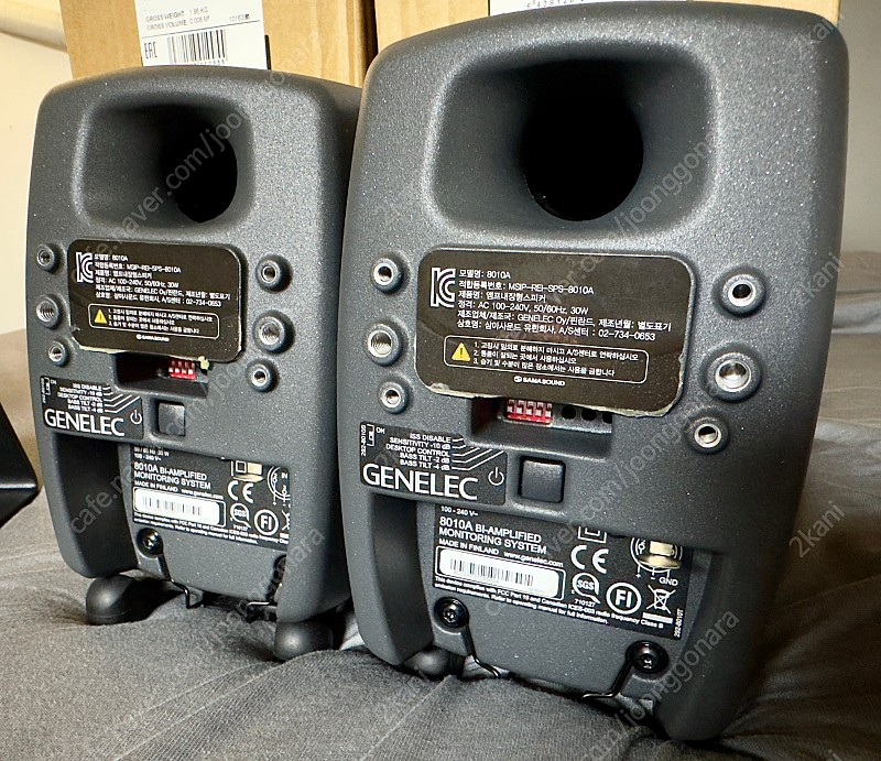 genelec 제네렉 8010 스피커 + 전용스탠드 320B 이미지