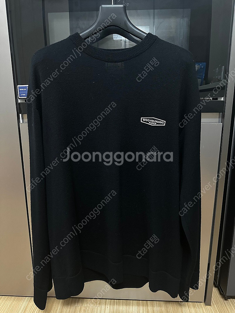 우영미 21fw 블랙 니트슬리브 48사이즈--0