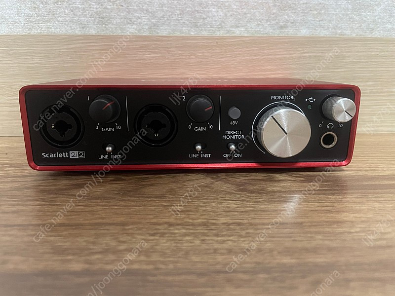 포커스라이트 Scarlett 2i2 2세대 오디오 인터페이스 이미지