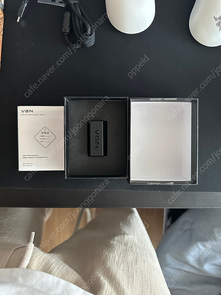 잠자리 마우스 R1 PRO MAX + 4K 수신기 팝니다. VGN VXE R1 마우스 이미지
