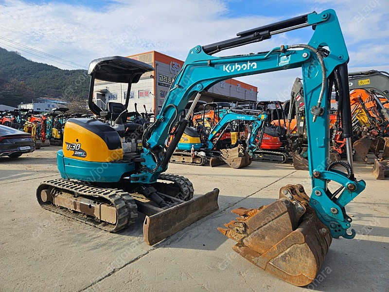 중고미니굴삭기 구보다 U20 2014년식 가동시간 7400시간 이미지