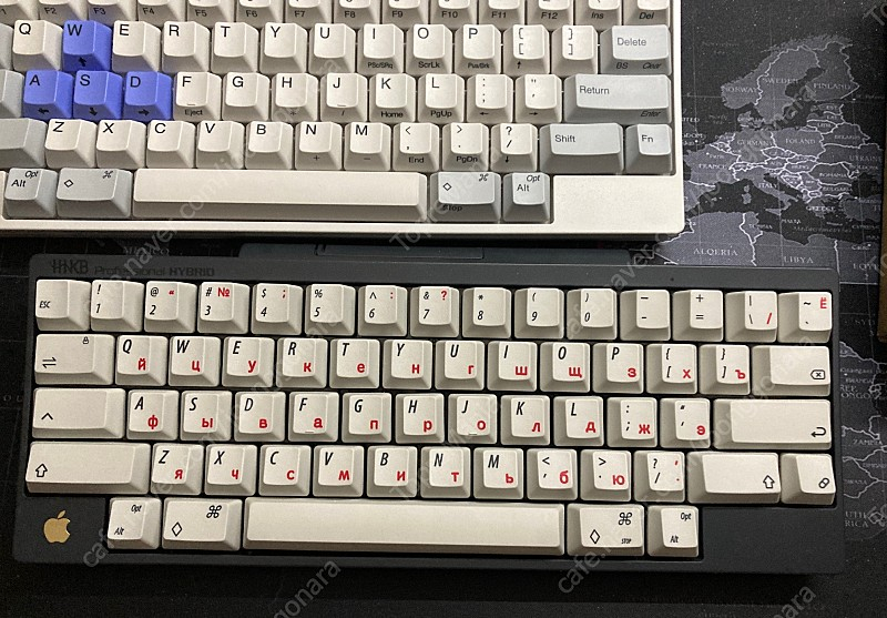 해피해킹 하이브리드 저소음 개조 이미지