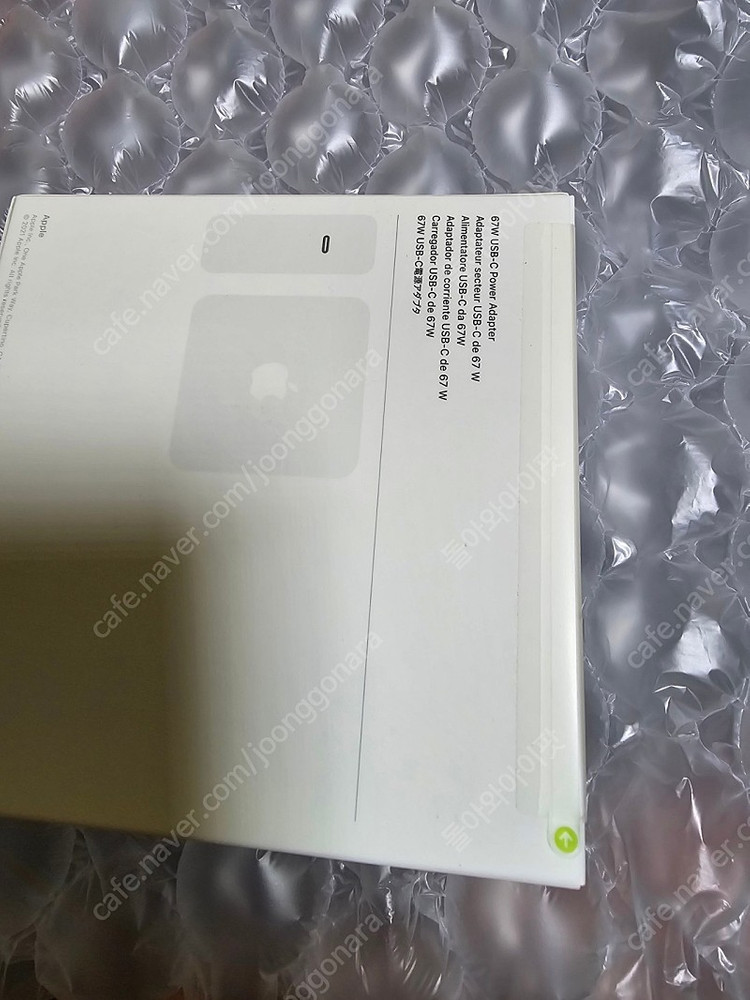 애플 67w 충전기 어댑터 USB-C 미개봉 새제품 Apple 전원 어댑터 이미지