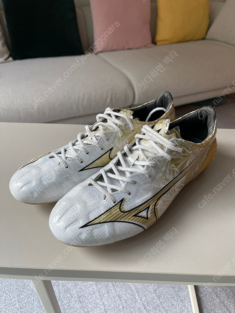 미즈노 알파 α 엘리트 MD 골드팩 265팝니다 이미지