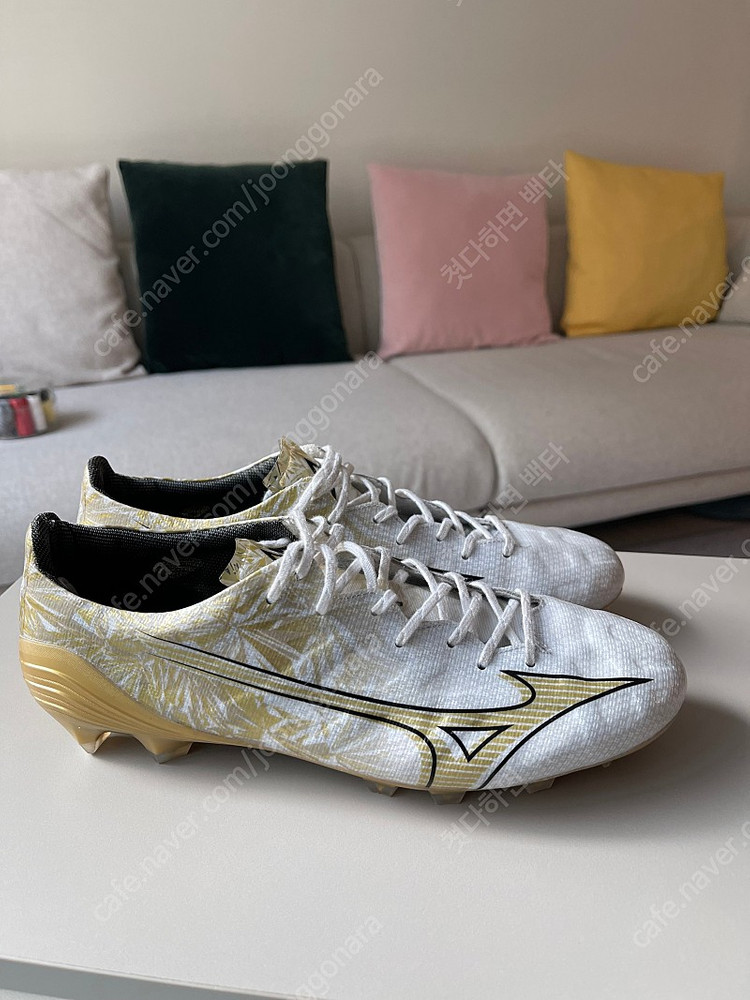 미즈노 알파 α 엘리트 MD 골드팩 265팝니다 이미지