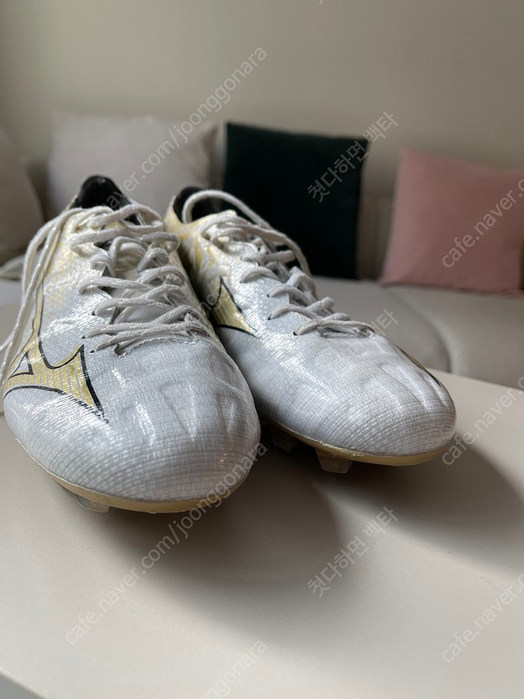 미즈노 알파 α 엘리트 MD 골드팩 265팝니다 이미지