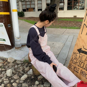 위드아웃썸머 코티지 오버롤 팬츠