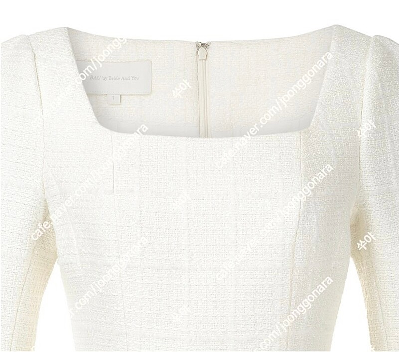 가격내림)BAU by Bride And You 브라이드앤유 원피스 COURTNEY Square neck H-line... 이미지