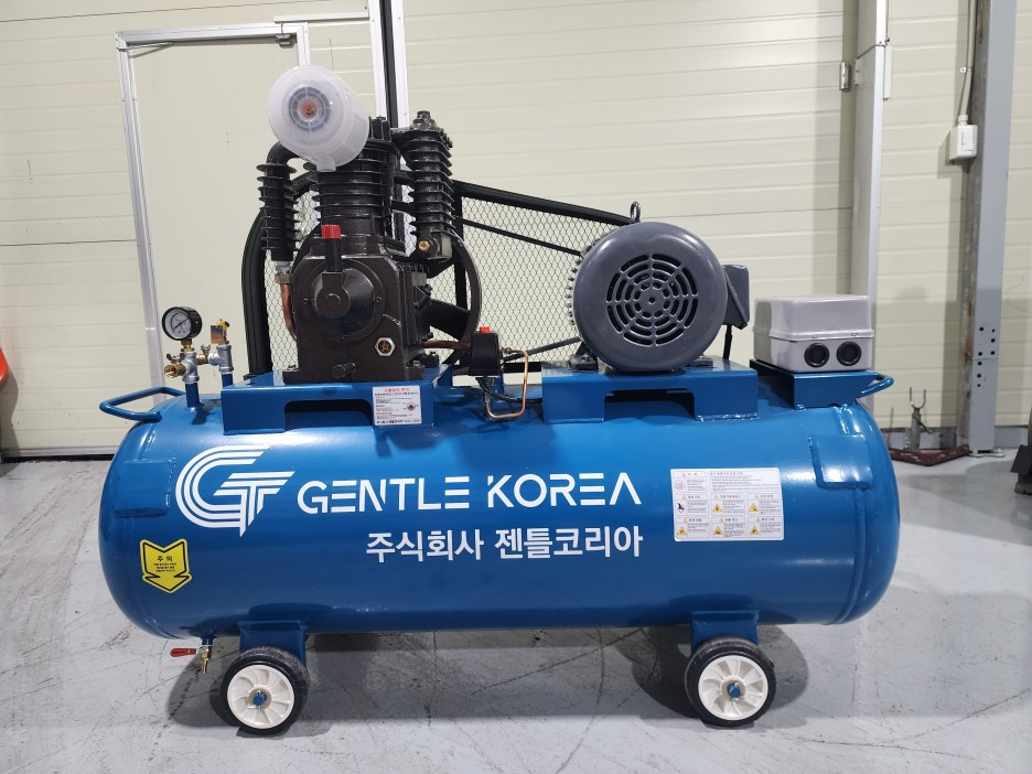 카센터 정비소용 중고 최상급)-중고압 7.5마력 에어탱크240리터 판매/중고콤프레샤 전문 이미지