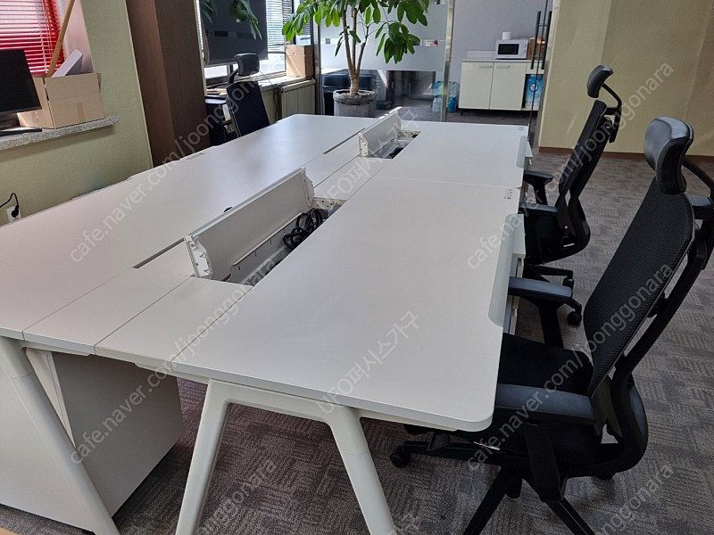 퍼시스 인에이블 덕트형 책상 1400*800 (FDD014)-사무실,사무용,학생 책상 이미지