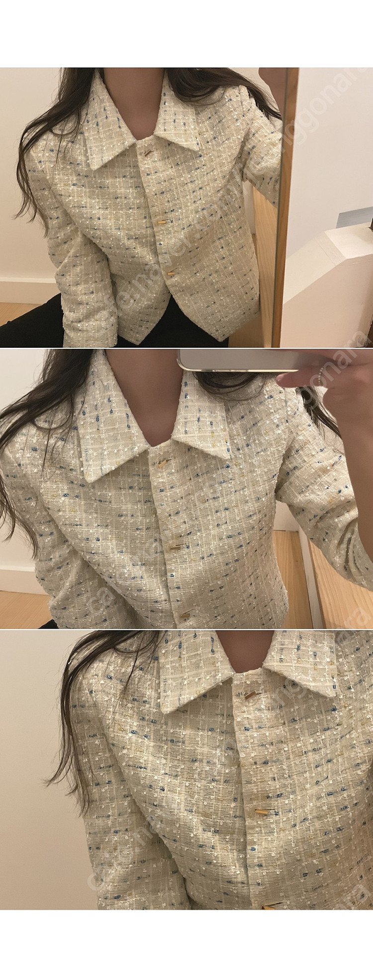 메이비베이비 디어리스트 aviana 트위드자켓 이미지