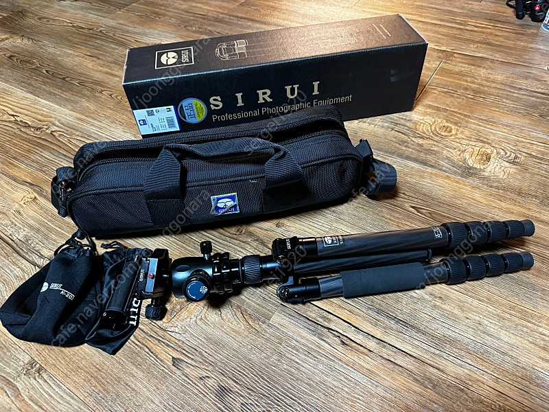 시루이 삼각대(정품) T-1205X(카본삼각대), K-20X(볼헤드)--2