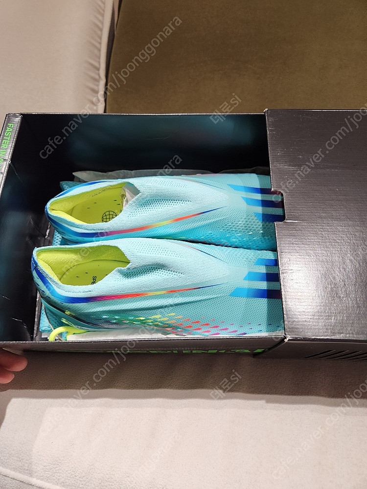 (손흥민, 이강인 축구화)아디다스 스피드포탈 + fg 카타르팩 판매 이미지