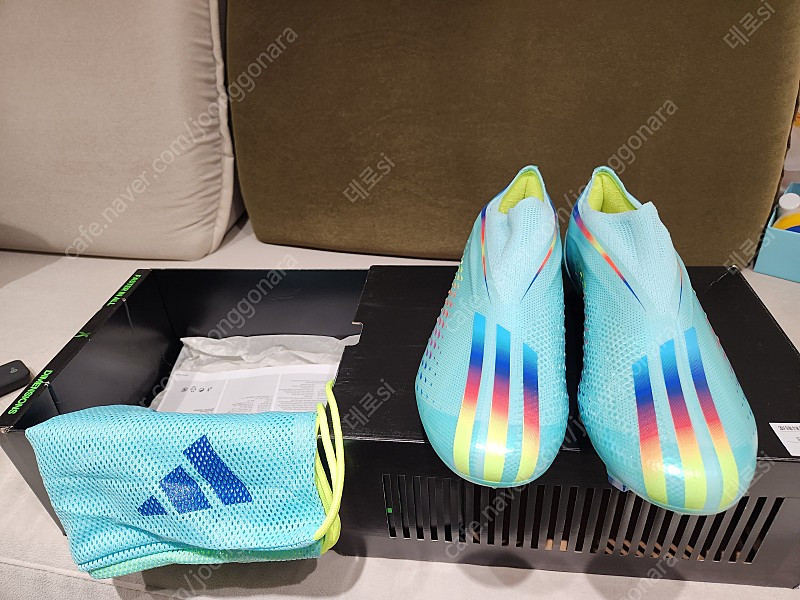 (손흥민, 이강인 축구화)아디다스 스피드포탈 + fg 카타르팩 판매 이미지