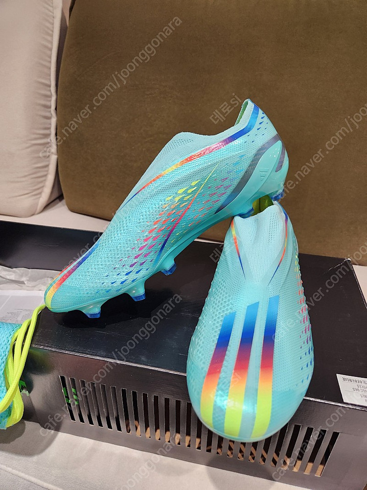 (손흥민, 이강인 축구화)아디다스 스피드포탈 + fg 카타르팩 판매 이미지