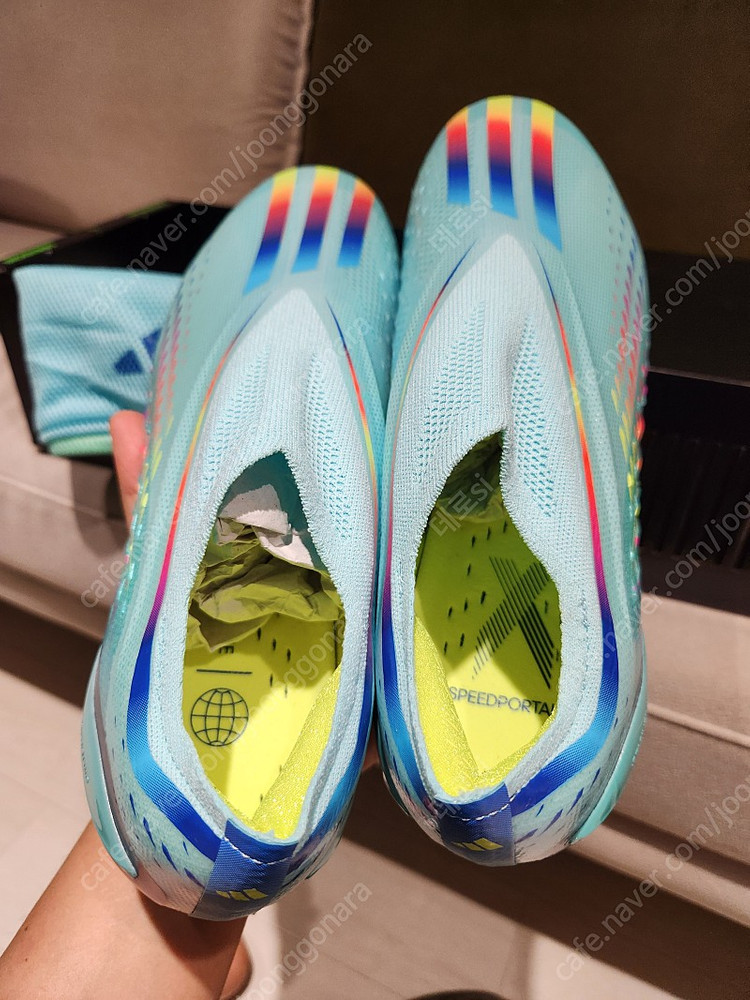 (손흥민, 이강인 축구화)아디다스 스피드포탈 + fg 카타르팩 판매 이미지