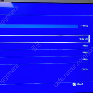 PS4프로 2TB용량 업그레이드 판매합니다