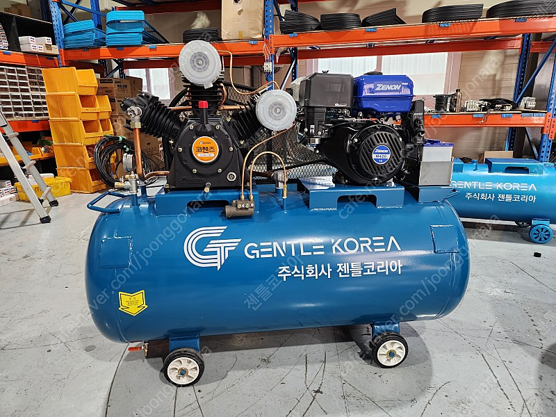 출장 정비용 중고압 10마력 400리터엔진 콤프레샤 판매/중고콤프레샤 전문 이미지