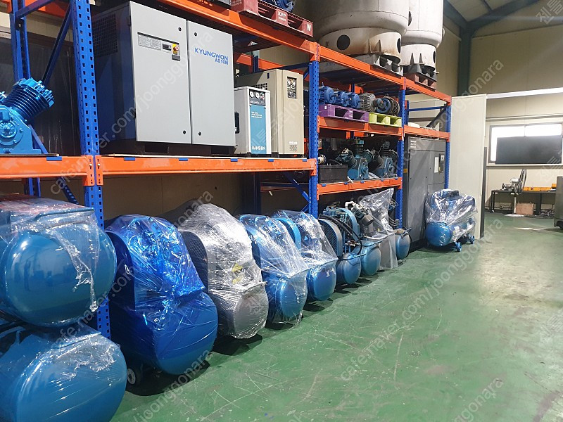 출장 정비용 중고압 10마력 400리터엔진 콤프레샤 판매/중고콤프레샤 전문 이미지