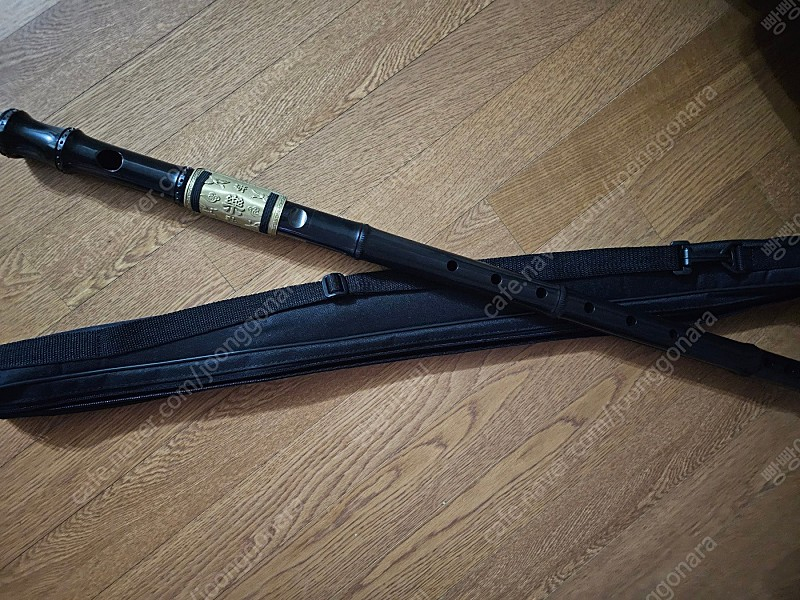 입문용 정악대금 팝니다. 연악사 pvc 블랙 이미지