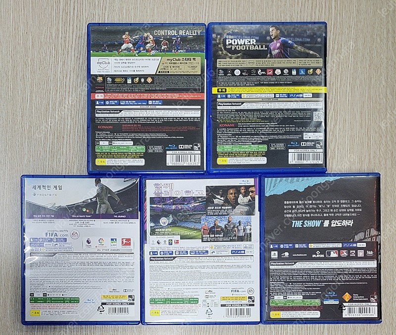 ps4 pes2017, pes2019, 피파21 mlb the show 21 더쇼21 이미지