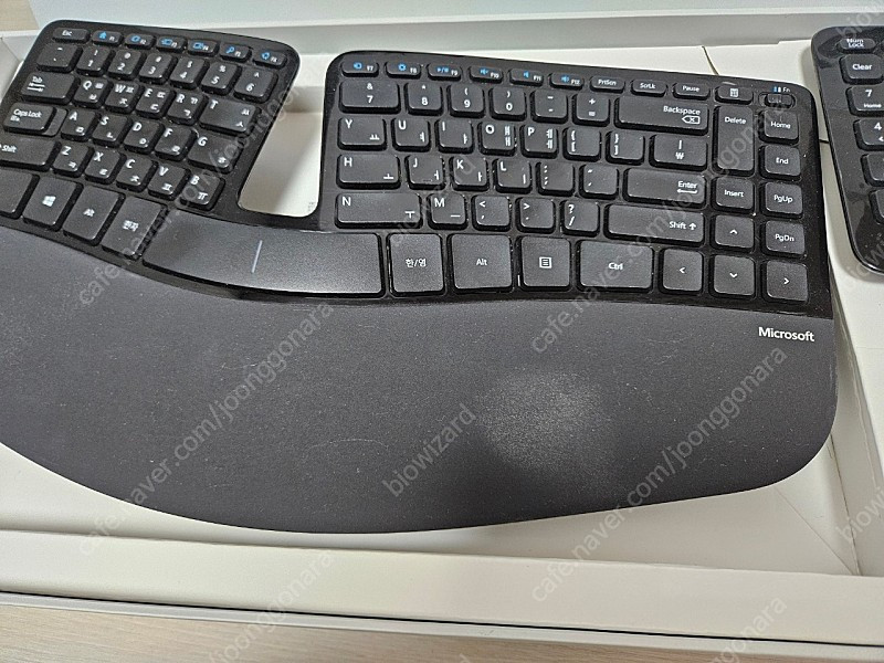 마이크로소프트 스컬프트 인체공학 데스트톱 키보드&마우스세트 이미지