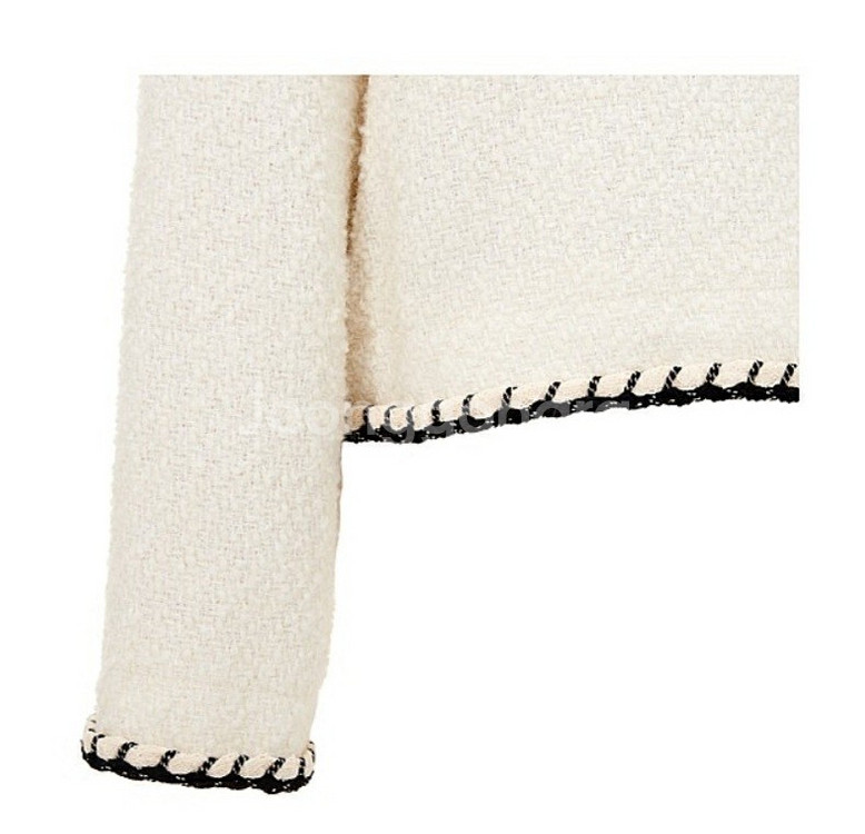 [새상품]보브(VOV)배색 브레이드 트위드 자켓--4