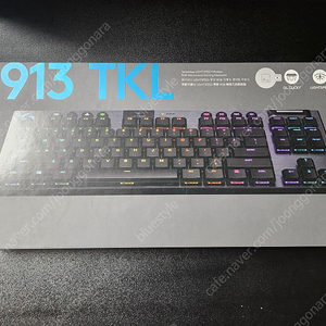 로지텍 G913 TKL 클릭키(청축) 블랙