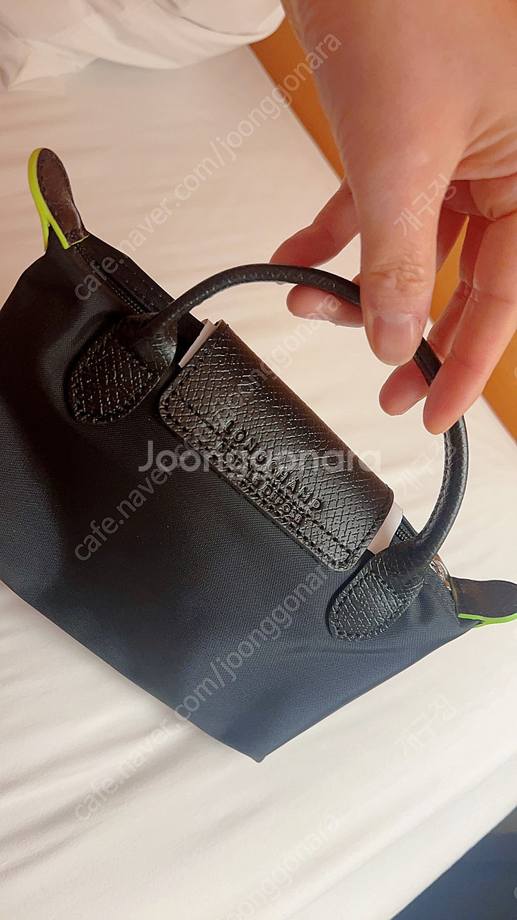 롱샴미니파우치 블랙 ( 새상품) 일본한큐백화점구입--5