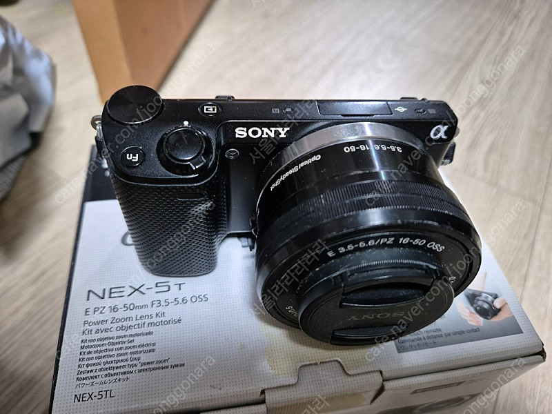 소니 미러리스 nex 5t 박스풀 팝니다. 이미지