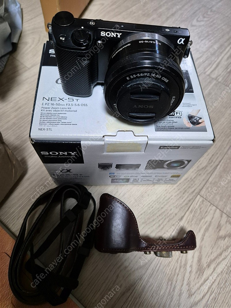 소니 미러리스 nex 5t 박스풀 팝니다. 이미지