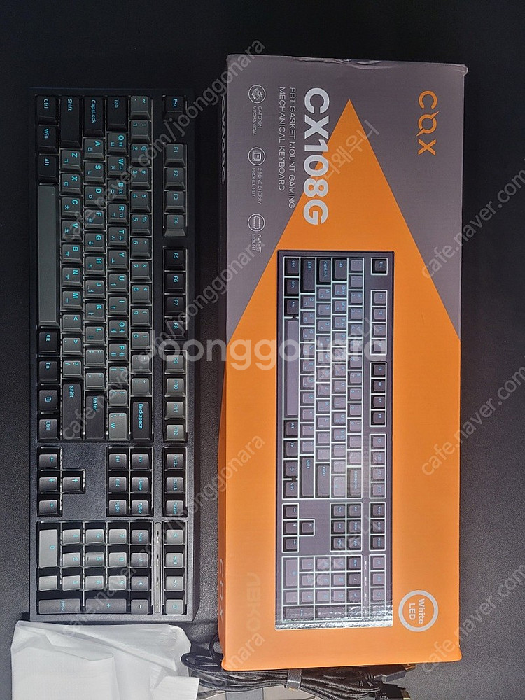 COX CX108G 가스켓마운트 풀배열 기계식키보드 판...--0