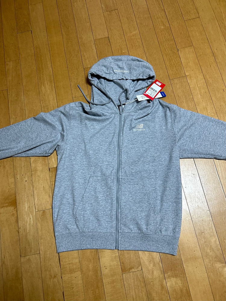 뉴발란스 트레이닝 후드집업 상의 새상품 판매합니다 사이즈 M 이미지