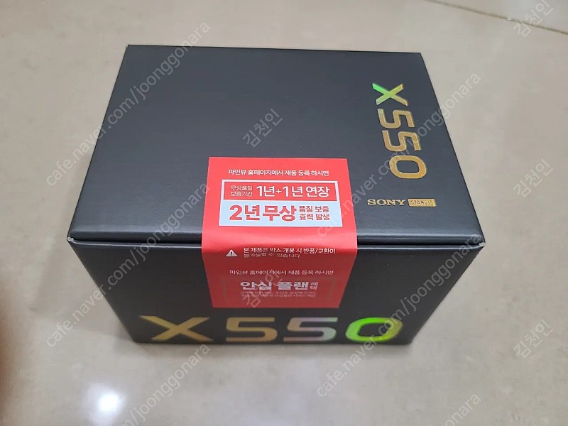 파인뷰 X550 Wi-Fi 빌트인 QHD 2채널 블랙박스 32기가 새상품 미개봉 김천구미