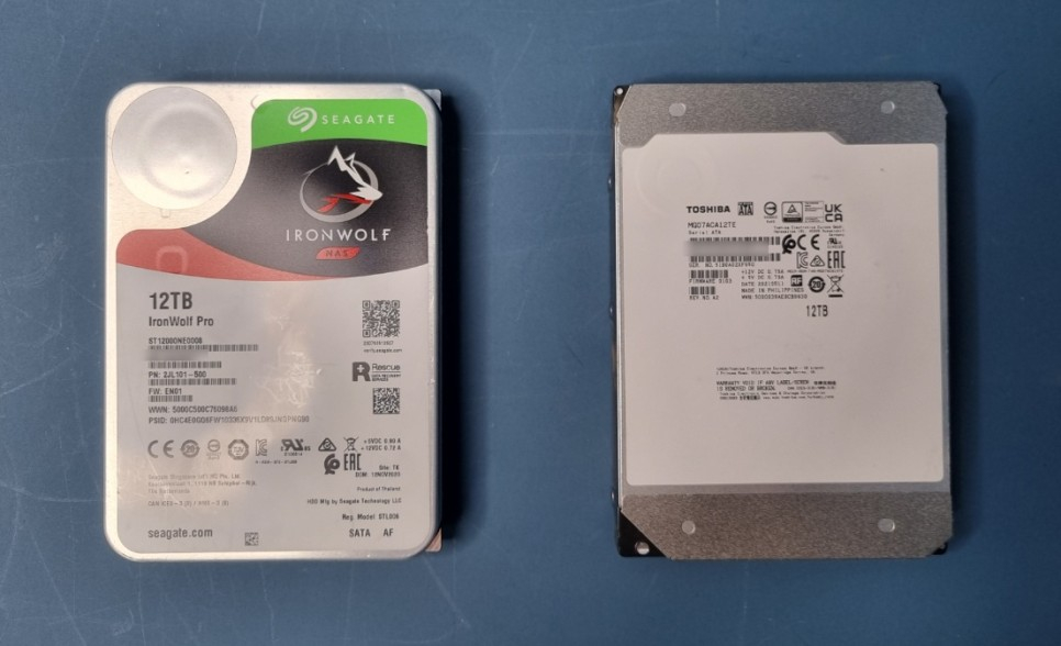 [판매] 시게이트 도시바 12TB 12테라 HDD SATA 판매합니다. 이미지