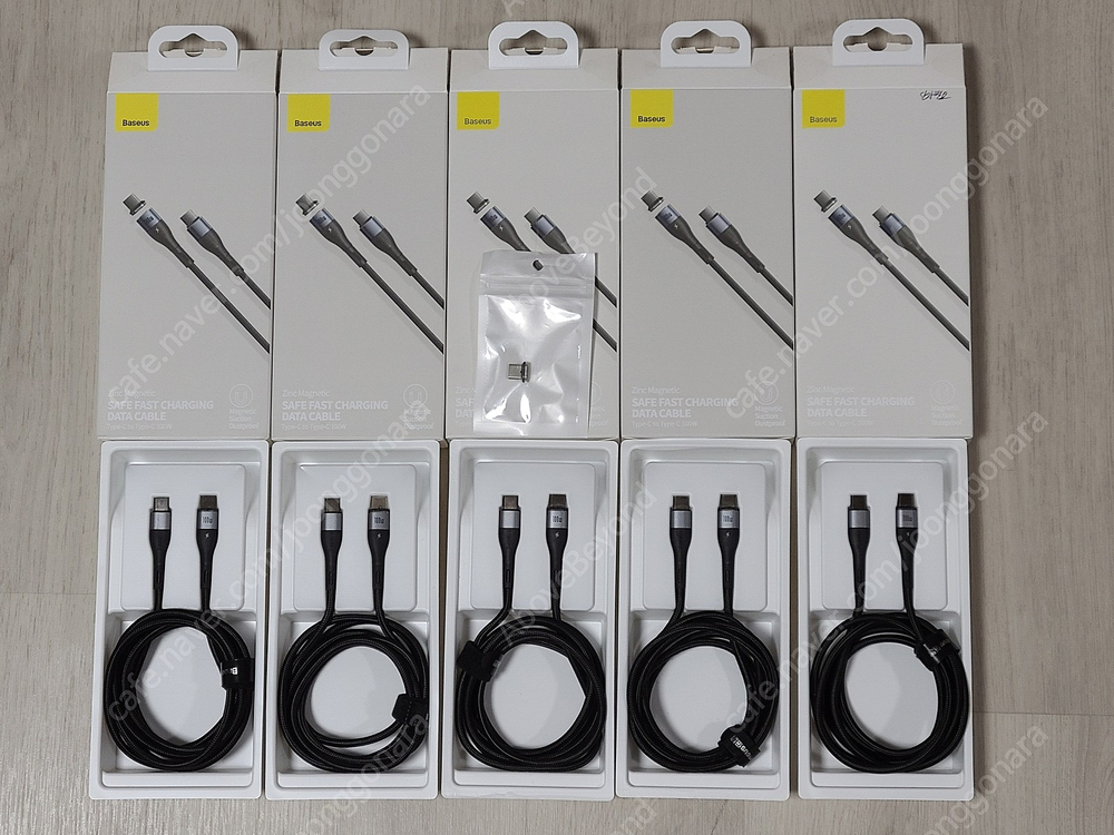 베이스어스 Baseus 100W 마그네틱 고속충전 케이블 판매. 자석 케이블 이미지