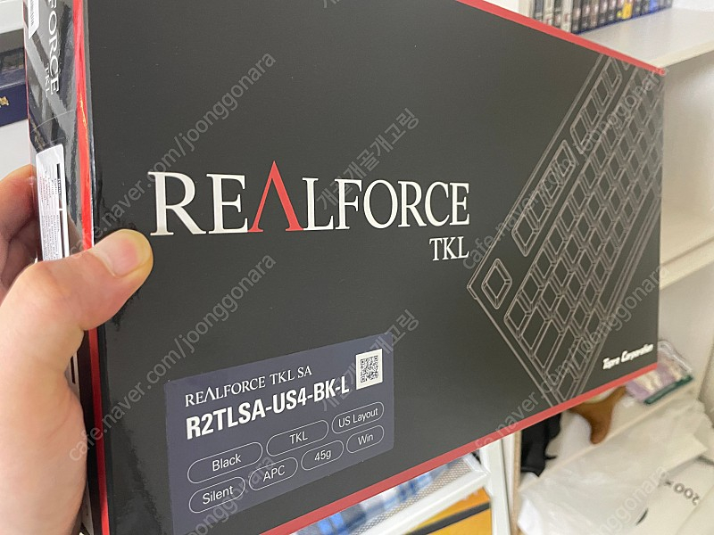 리얼포스 R2 45g 저소음 균등 apc 급처분 이미지