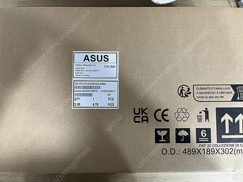 ASUS GeForce RTX 4090 ROG STRIX O24G GAMING OC D6X 24GB 판매합니다.