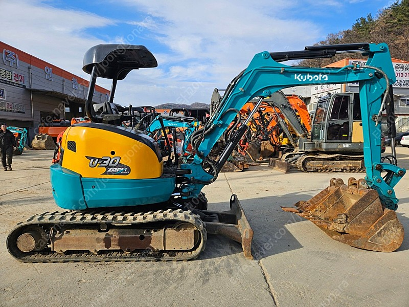 중고미니굴삭기 구보다 U20 2014년식 가동시간 7400시간 이미지