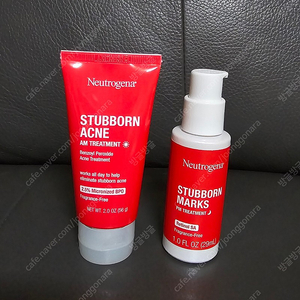 뉴트로지나 스터번 아크네 AM 트리트먼트 + PM 트리트먼트 Stubborn Acne Marks