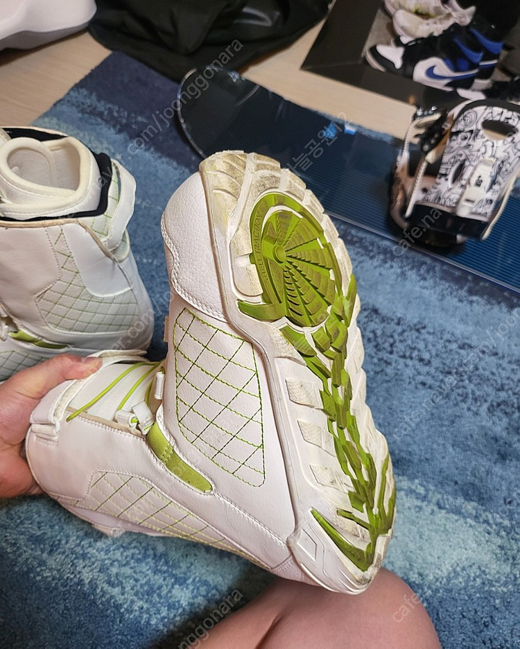 스노우 보드 풀셋(캠퍼 데크, 디럭스 부츠, 에이콘 바인딩) 판매 이미지