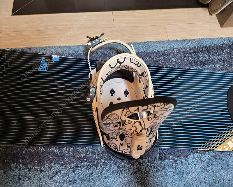 스노우 보드 풀셋(캠퍼 데크, 디럭스 부츠, 에이콘 바인딩) 판매 이미지