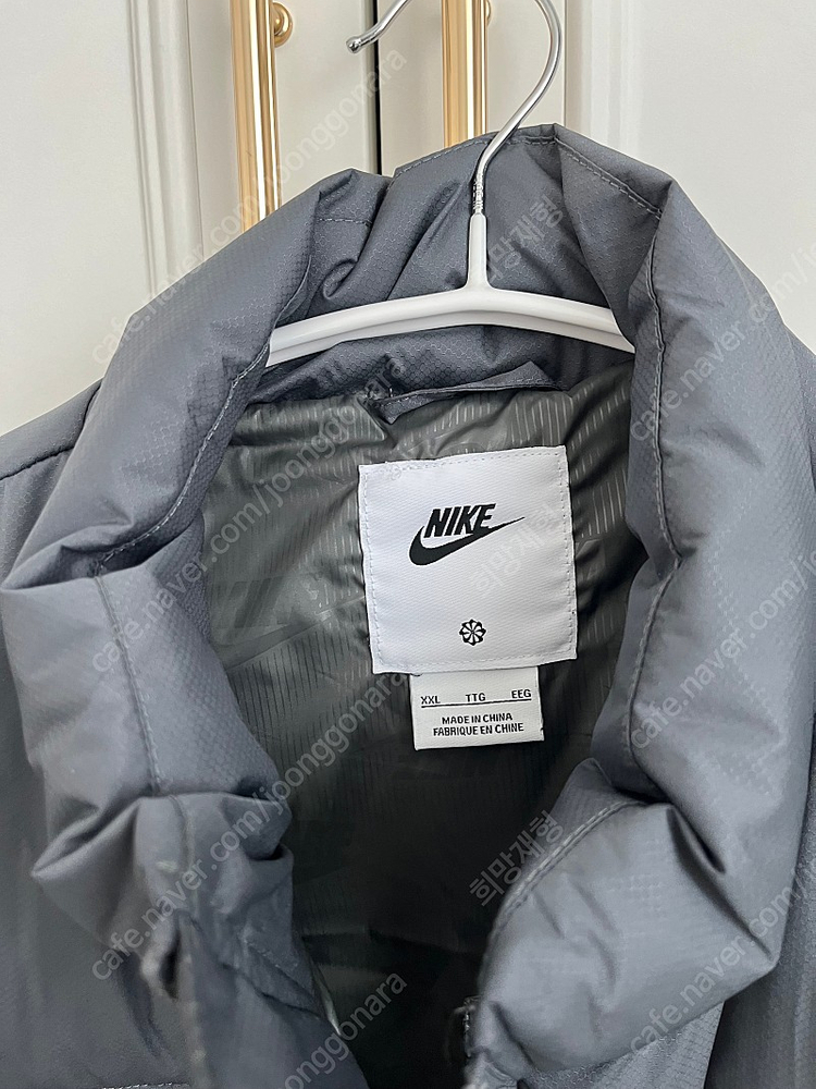 나이키 베스트 프리마로프트 발수패딩 아이언그레이 XXL 사이즈 이미지